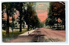 Main Street View Athol Centre MA Massachusetts Postcard - Damaged picture