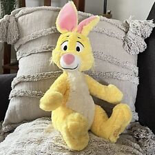 My Friends Tigger & Pooh Disney Store Rabbit Plush Fuzzy Rare Yellow 12