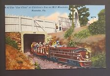 R82 The Zoo Choo Childre's Zoo on Mill Mountain Roanoke Virginia Train Unposted picture