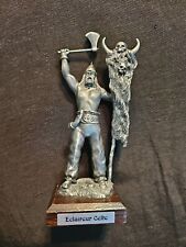 Etain Signed Viking Figurine Eclaireur Celte Vtg. France Very Rare picture