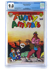 Funny Aminals #1 1972 ⭐Maus First App CGC 9.0 OW/W Pages Robert Crumb Spiegelman picture