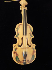 Vintage, The San Francisco Music Box Co., Violin Ornament, 