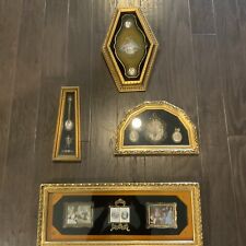 4 - Vintage Gilded Shadow Box Framed LIMOGES France Porcelain Frames picture
