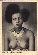 Tripoli Nude Woman Ethnography Giovane Araba 4x6 c1950s -60s Postcard #2 picture