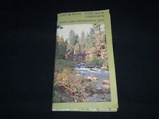 1970'S JACKSON COUNTY OREGON FOLD-OUT ROAD MAP - J 8835 picture