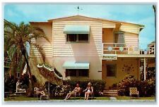 c1960's Sea Mist Apartments Roadside St. Lauderdale Florida FL Vintage Postcard picture