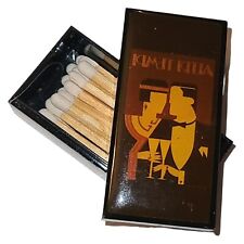 Vintage Acrylic Art Deco Matchbox With Wooden Matches picture