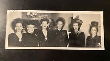 Vintage Photo 1940s? Women Hats Costume Fashion Jewelry Ladies Glamour Group B5 picture