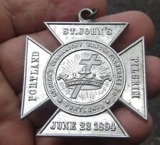 1894 Vintage Medal St. John Commandery, Bangor pilgrimage to Portland ME picture