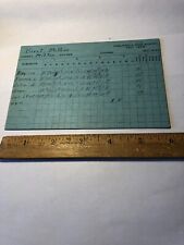 Vintage 1943-44 WWII Cobleskill  HIGH SCHOOL Ny Report Card picture
