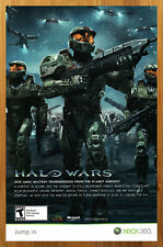 2009 Halo Wars Xbox 360 PC Print Ad/Poster Authentic Official RTS Video Game Art picture
