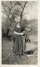 SHE WALKED THE EARTH Vintage FOUND PHOTOGRAPH bw Original Portrait 09 16 C picture