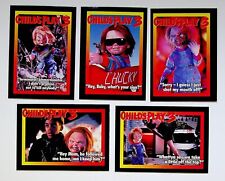 Child's Play 3 1991 Universal SDCC Chucky Complete Promo Card Set of 5 picture