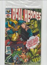 Real Heroes (Marvel) #2 Pizza Hut PROMO Wolverine vs Hulk SEALED W/CARD VARIANT picture