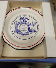 1989 Bicentennial Inaugural Plate for George Walker Bush Inauguration picture