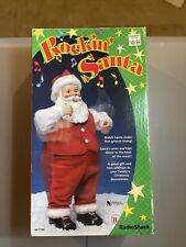 Vintage 1999 Radio Shack Christmas Rockin Santa Animated Singing Dancing Tested picture