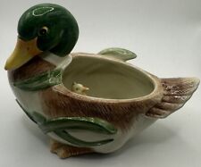 Fitz and Floyd Classics Mallard Duck  with Ducklings Candy Nut Dish picture