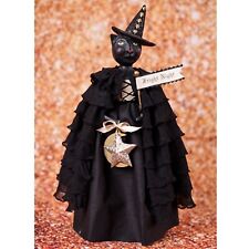 Heather Myers for ESC ~ CATRINA the BLACK CAT WITCH Halloween Figurine 55267 NEW picture