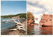 Lake Superior, Copper Harbor, lighthouses, copper mines, Mrs. Ruth Postcard picture