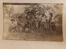 1910s Antique Mexico Border War, RPPC, American US Troops Postcard picture