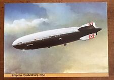 ART Postcard, ZEPPELIN HINDENBURG, Passenger Airship Germany, Luftschiff UNP. picture