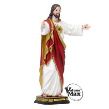 ValuueMax™ Sacred Heart of Jesus Statue, Finely Detailed Resin, 12 Inch Tall picture