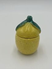 Vintage, Lemon Porcelain Mini Cannister 4