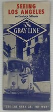 c1930s-40s Los Angeles CA~Grey Line Sightseeing Bus Tours~Brochure picture