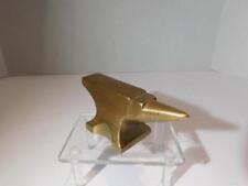 VINTAGE SMALL BRASS JEWELERS WATCHMAKERS ANVIL TOOL SHOP picture