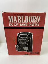 NEW MARLBORO BIG SKY Radio Lantern  MCS-75161  Portable Red Vintage Siren Lamp** picture