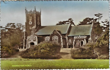 Postcard RPPC Sandringham Church Exterior Norfork England UK picture