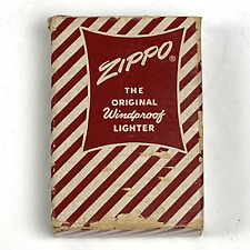 Zippo Candy Stripe Box One Zip Windproof Lighter Box Only Vintage picture