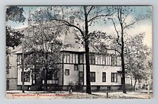 Amboy, IL-Illinois, Congregational Parsonage Antique, Vintage Souvenir Postcard picture