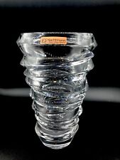 9 1/2 ” Nachtmann Clear Lead Crystal  Vase Germany picture