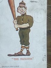 The Slugger Artist Postcard CJ Rose Baseball Player 1908 picture