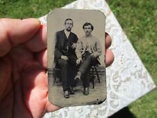 Antique Tintype Image of a Couple of Affectionate Men picture
