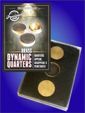 Dynamic Quarters – Brass, instant self working coin magic. New magic top quality picture
