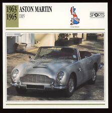 1963 - 1965  Aston Martin DB5 Classic Cars Card picture