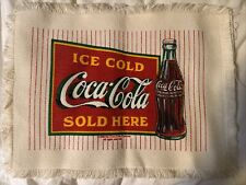 Vintage 1991 Coca-Cola “Ice Cold Coca-Cola Sold Here” Tablecloth picture