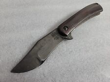 Doc Shiffer MK Ultra, Ladder Damascus, Red Resin CF, Lasered Liners 3 5/8
