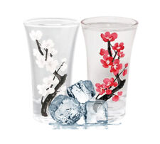 Color Changing, 2 Oz Cherry Blossom Shot Glass, 2Pcs Set, Incl. Gift Box picture