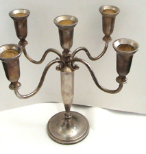 GODINGER SILVER PLATED 12” FIVE LIGHT CANDLEABRA wedding picture