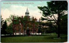 MEADVILLE, Pennsylvania  PA  Hastings Hall  ALLEGHENY COLLEGE 1908  Postcard picture