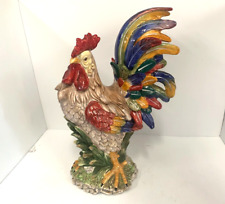 Vintage Jay Willfred Andrea Charles Sadek 17  Beautiful Ceramic Rooster Statue picture