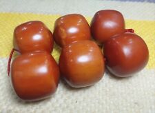 bakelite musk amber 115 grams 6 piece beads suitable for rosary old bacalite picture