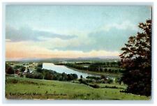 c1920s Connecticut River, East Deerfield, Massachusetts MA Posted Postcard picture