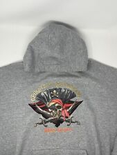 Vintage Walt Disney World Pirates of the Caribbean Gray Hoodie (M) picture