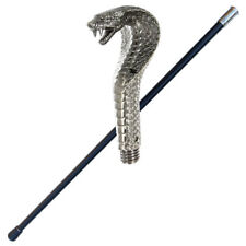 Snake Charmer Stylish Walking Cane | Distinguished King Cobra 36.5 inch length picture