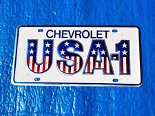 Chevrolet USA1 license plate 1970,s  Corvette Camaro Chevelle usa - 1 picture