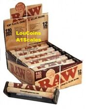 BOX of 12/One Dozen 110mm RAW Cigarette Rolling Machines made from Hemp Plastic picture